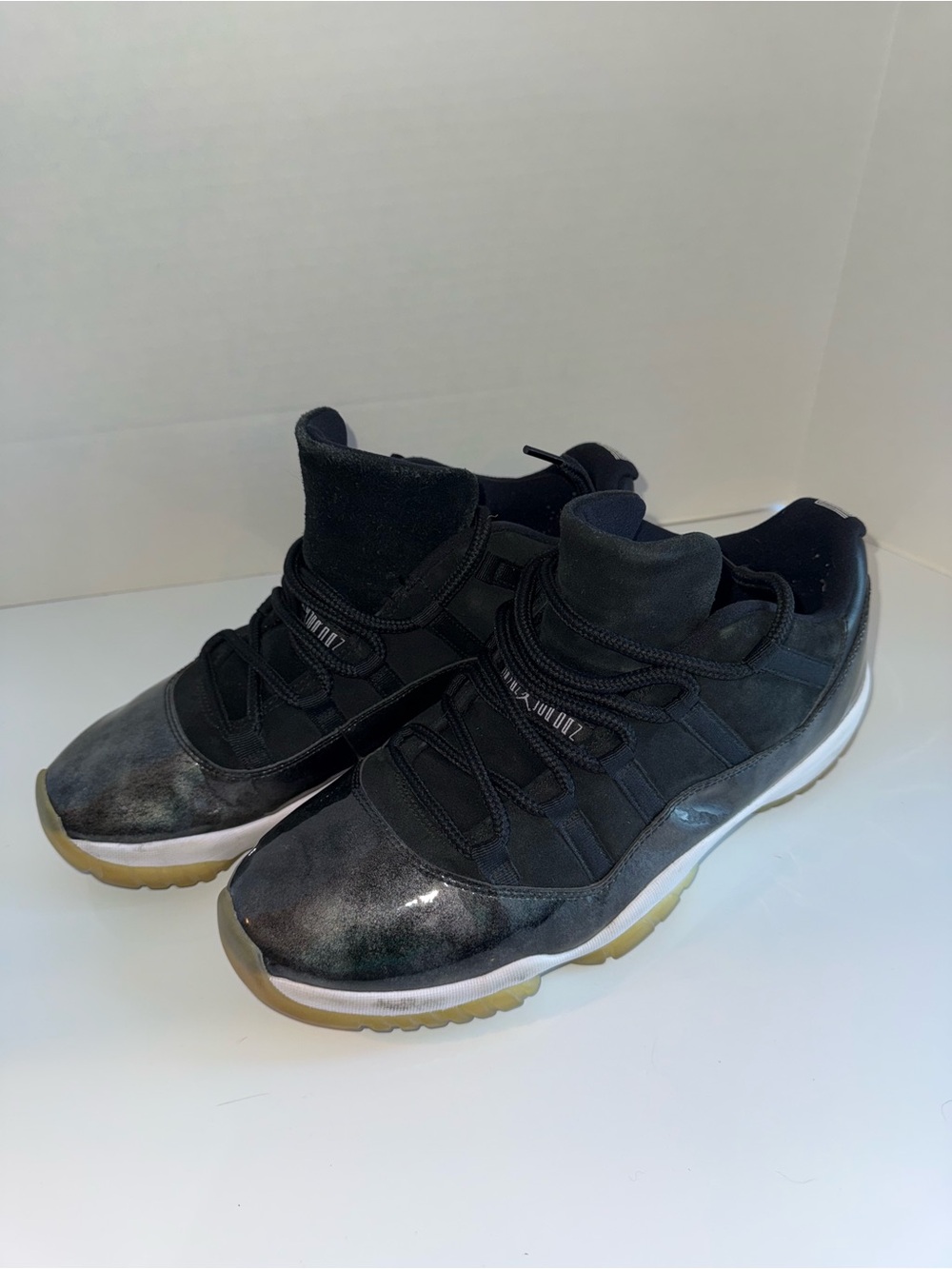 NIKE 11 AIR JORDAN retro low Barons black athletic streetwear sneakers 12.5